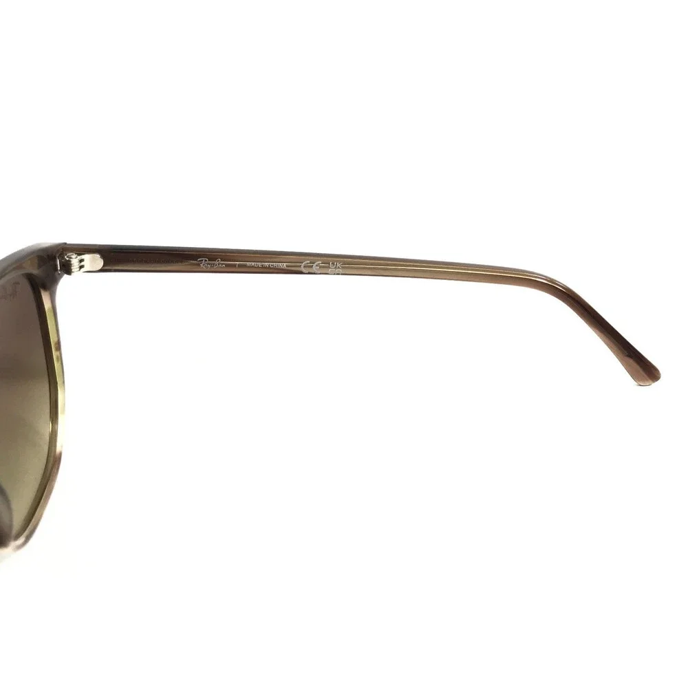 Ray-Ban Sunglasses RB2197 ELLIOT 1392/0A Gradient Brown Striped Frames 52 mm